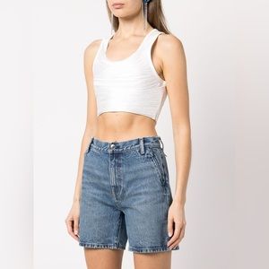 Alexander Wang Fringe Cropped Tank Top